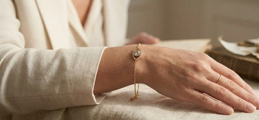 Citrine eye bracelet - Opalea Jewelry