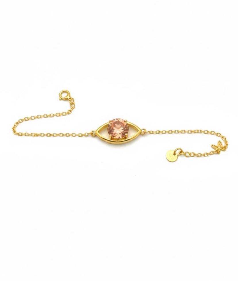 Citrine eye bracelet - Opalea Jewelry