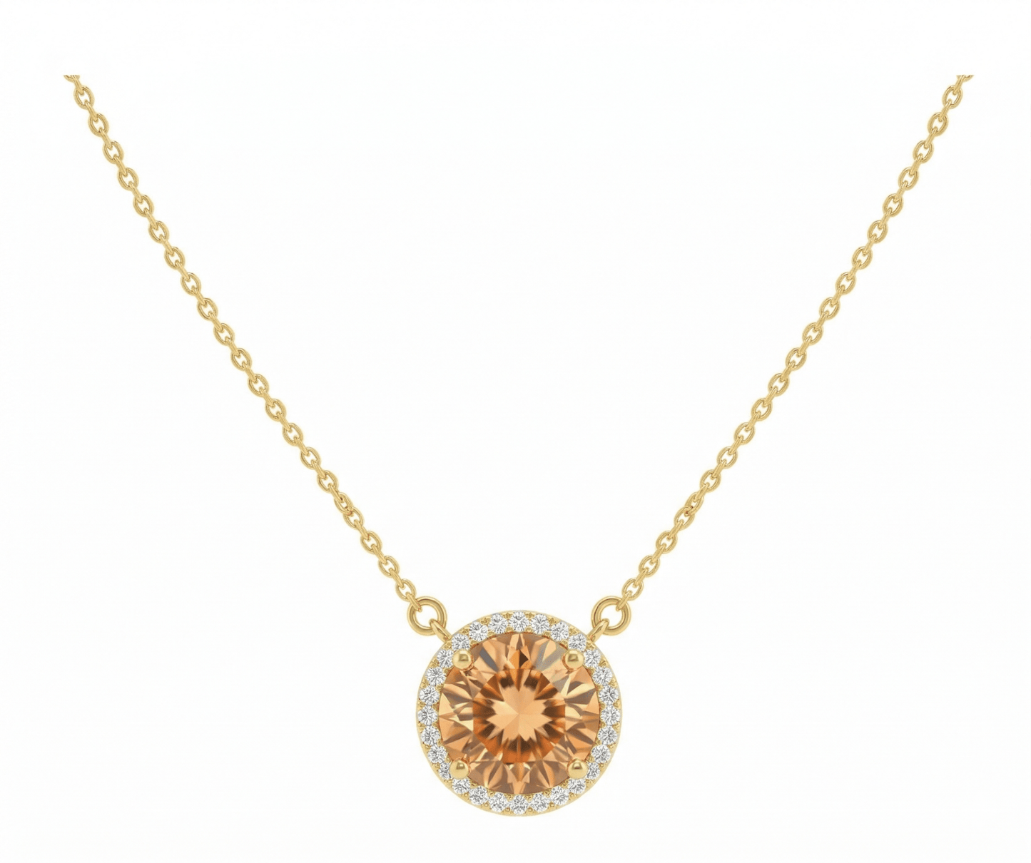Citrine necklace - Opalea Jewelry