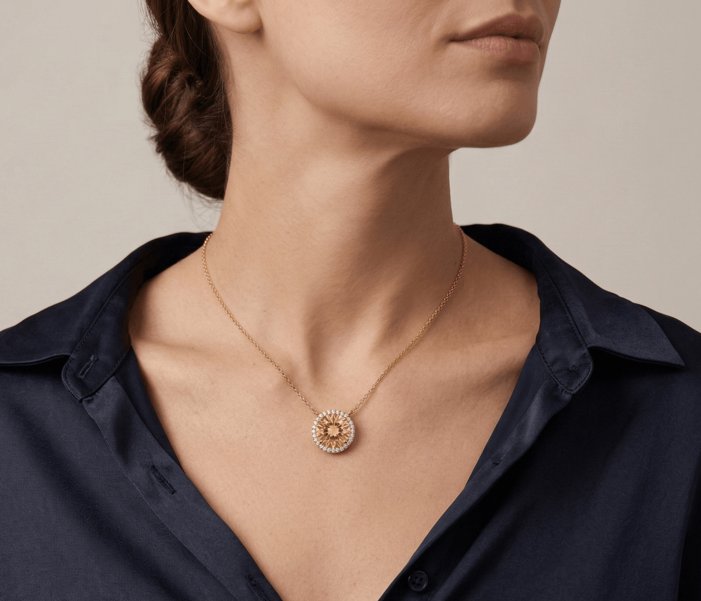 Citrine necklace - Opalea Jewelry