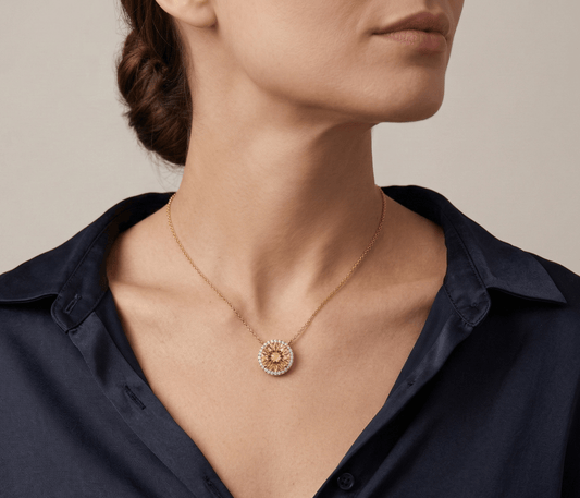 Citrine necklace - Opalea Jewelry