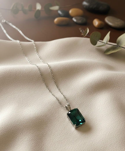 Green nano necklace - Opalea Jewelry