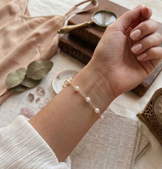 Milky Way pearl bracelet - Opalea Jewelry