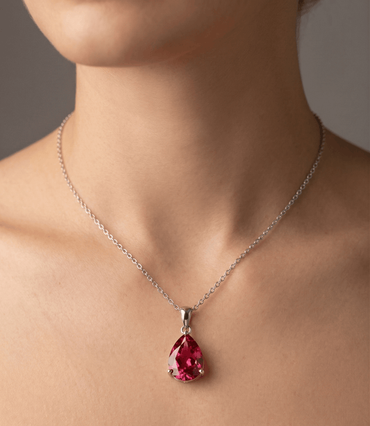 Ruby necklace - Opalea Jewelry