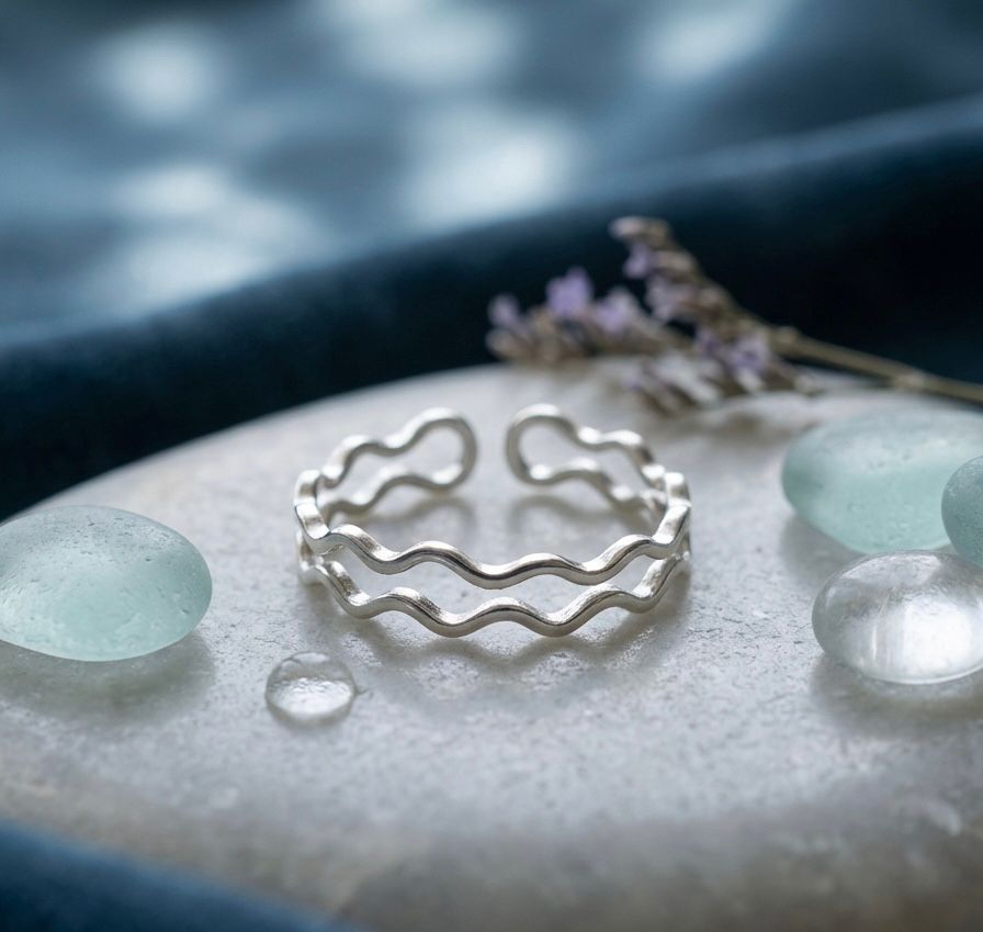 Wave ring - Opalea Jewelry